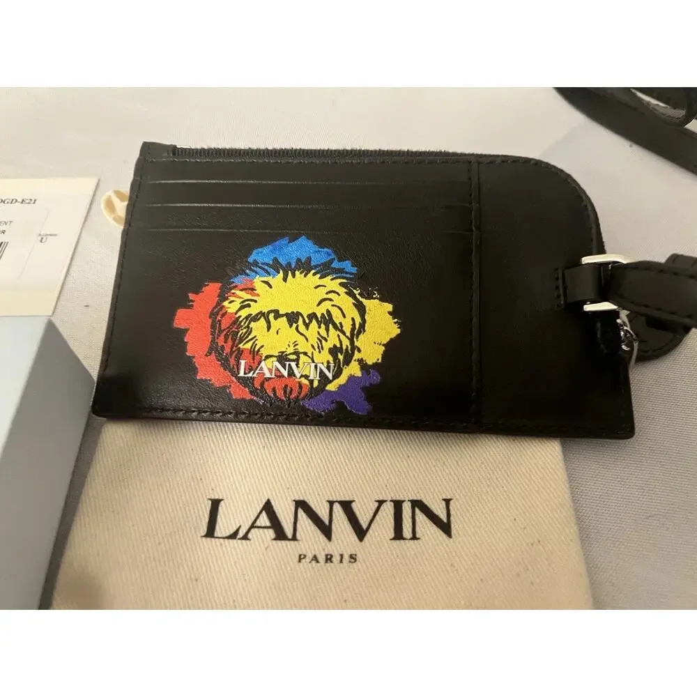 NIB Lanvin x Gallery Dept. Card Holder Lanyard Mother & Daughter Wallet $550.00